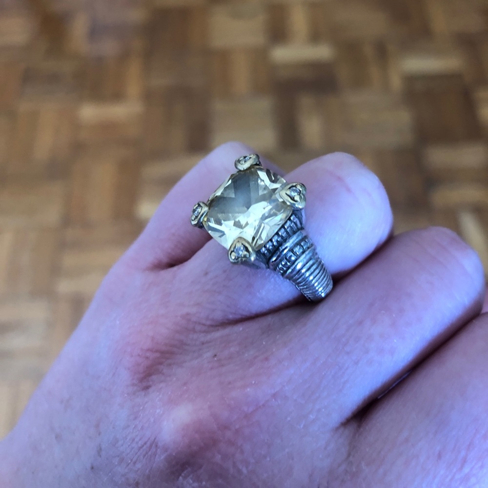 Judith ripka canary ring